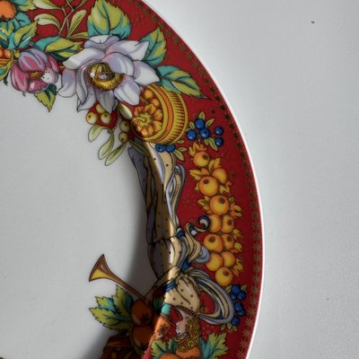 Le Reve De Noel Breakfast Plate by Versace for Rosenthal Christmas