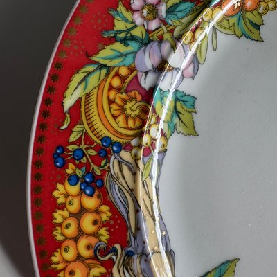 Le Reve De Noel Breakfast Plate by Versace for Rosenthal Christmas