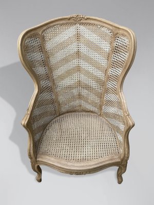 Cane back bergere chair best sale