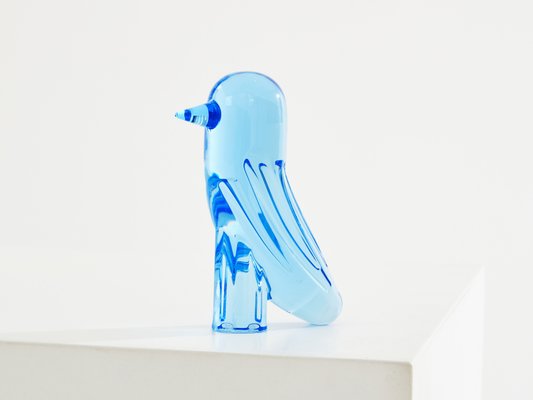 Light Blue Crystal Faunacrystopolis Bird by Jaime Hayon for