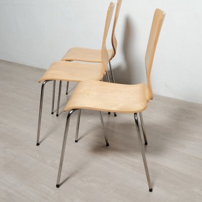 Vintage Gilbert Chairs by Carina Bengs for Ikea 1990s Set of 3 for sale at Pamono