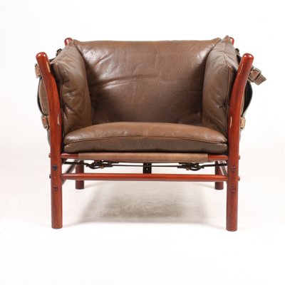 Ilona Leather Lounge Chair By Arne Norell 1960s For At Pamono Ilona Leather Lounge Chair By Arne, Arne Norell Ilona Chair