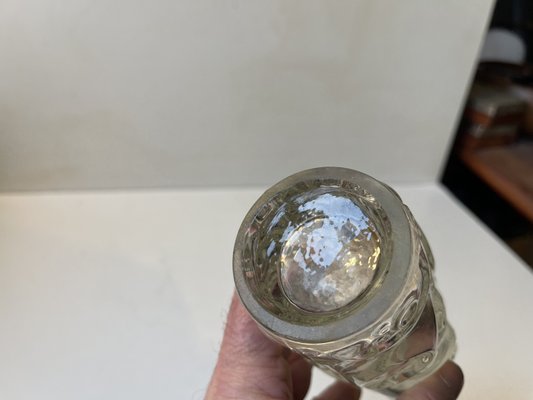 Vintage Glass Vase by Frantisek Peceny for Sklo Union, Czech 