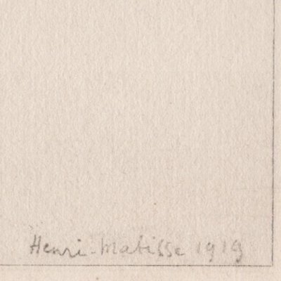 Henri Matisse、JEUNE FEMME、海外版超希少レゾネ、新品額付 1969 Photolithograph Henri Matisse Woman Face Portrait