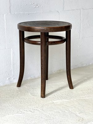 Bentwood Bistro Thonet Stool from Gebruder Thonet 1920s