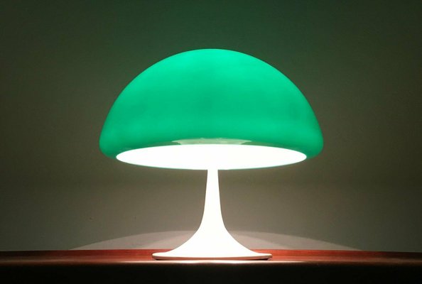 Mid-Century Space Age Italian Green Early Model Toledo Table Lamp