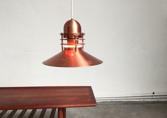 SALE　　luispoulsen　Nyhavnペンダントランプ Vintage Danish Model Nyhavn Copper Pendant Lamp by Alfred Homann