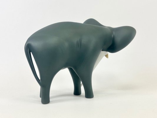 Mid-Century Elephant Figurine by Jaroslav Jezek for Royal Dux