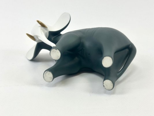 Mid-Century Elephant Figurine by Jaroslav Jezek for Royal Dux