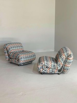 Set of Italian Funky Lounge Chairs for sale at Pamono