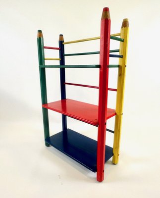 étagère serre livres crayons Pierre Sala déco vintage pencil bookends