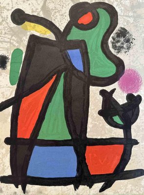 Joan Miró, Abstract Composition, Lithograph, 1963 for sale at Pamono