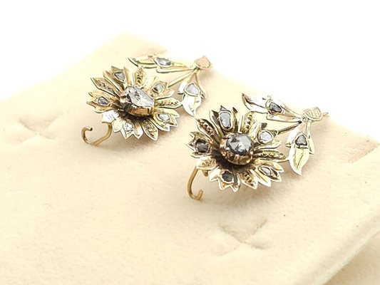 Boucles D'oreilles Vintage Clips Salvador Dali - Doré - En Très Bon état, Fermoirs Solides