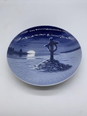ROYAL COPENHAGEN BING&GRONDAHL PIATTO DI NATALE 1954 ORIGINALE Porcellana Prima Scelta - 11