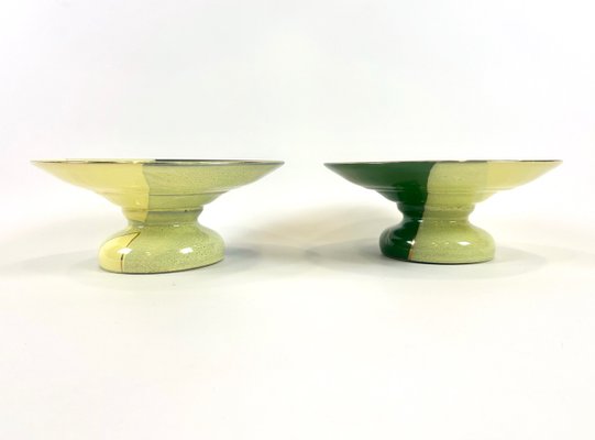 Polnische Vintage Keramik Schalen von Mieroszów, 1970er, 2er Set bei Pamono kaufen