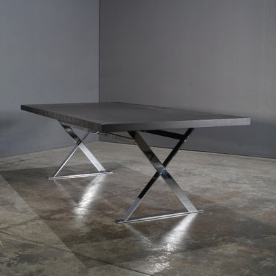 Max Black Dining Table attributed to Antonio Citterio for Max Black Dining Table attributed to Antonio Citterio for