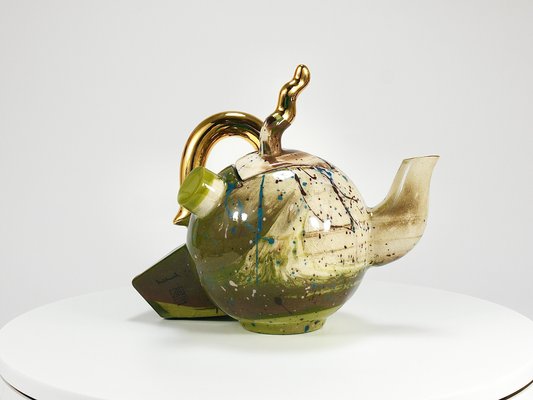 Postmodern Sculptural Pop-Art Tea Service by Juraj Mahalik for