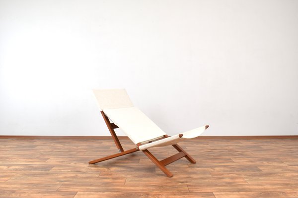 Mid Century Danish Lounger by Lauge Vestergaard for Cado 1960s