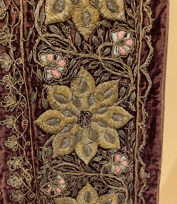 Broderie Indo Portugaise Du 18° Siècle Au Fil d