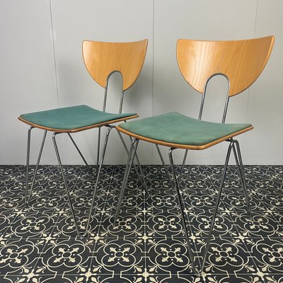 Set of Mikado Dining Chairs by Walter Leeman for Kusch + Co for