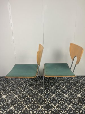 Mikado Dining Chairs by Walter Leeman for Kusch + Co, Set of Mikado Dining Chairs by Walter Leeman for Kusch + Co, Set of