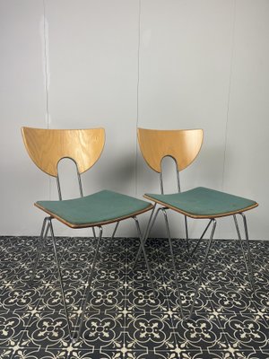 Set of Four Mikado 1800 Side Chairs by Walter Leeman for