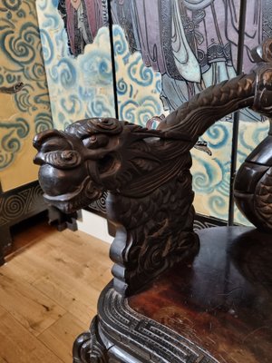 Chinese Dragon Chairs Late 19th Century Set of 2 for sale at Pamono