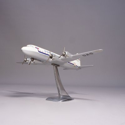 Aircraft Model in Metal of a Sas Dc 6 1950s for sale at Pamono