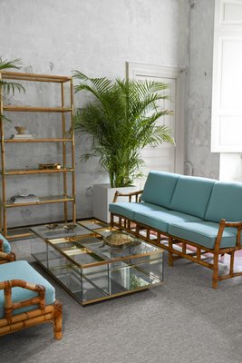 Bambus Sofa mit Naturfinish, 1980er bei Pamono kaufen