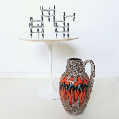 Large Fat Lava Ceramic Vase from Scheurich, 1960s for sale at Pamono