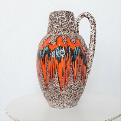 Large Fat Lava Ceramic Vase from Scheurich, 1960s for sale at Pamono