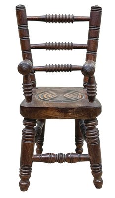 19th Century Miniature Oak Kitchen Windsor Chair, 1880s for sale
