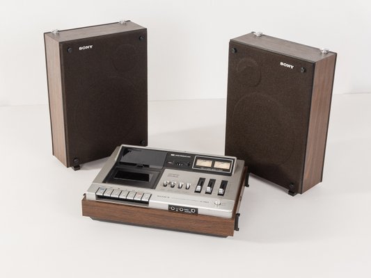 TC-144 CS Cassette Recorder from Sony, 1970s for sale at Pamono