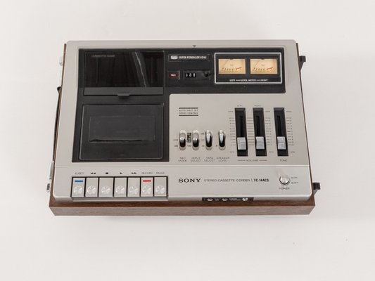 TC-144 CS Cassette Recorder from Sony, 1970s for sale at Pamono