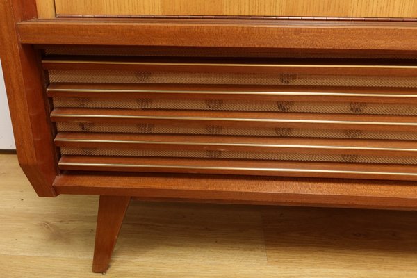 Meuble Téléfunken Platine Vinyle – Années 1960, Vintage, Hauteur 80 Cm, Profondeur 40 Cm