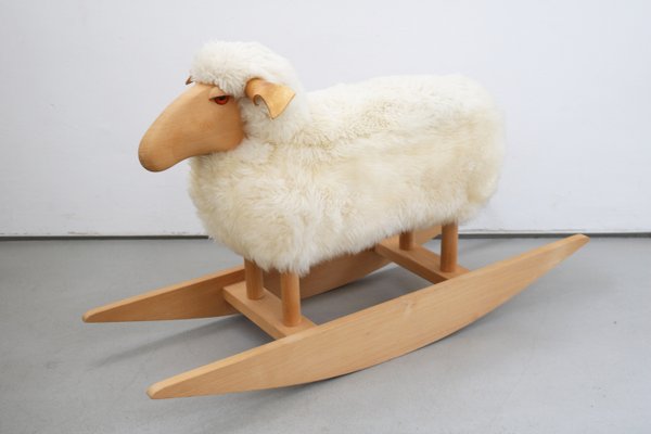 Sheep Rocking Horse by Hanns Peter Krafft for Meier, 1980s for