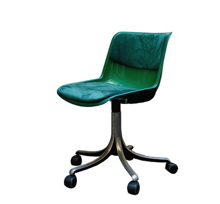 Pamono 70s Style Desk Chair Green Modus Office Chair Attributed To