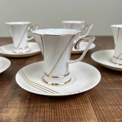 Vintage Tea Cups with Saucers from Keito Japan, 1960s, Set of 10