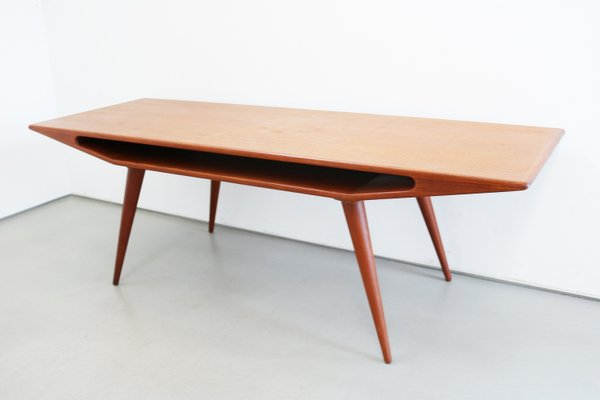 Teak Smile Coffee Table Model 100 by Gunni Omann for Omann Jun