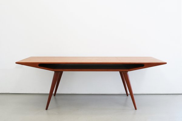 Teak Smile Coffee Table Model 100 by Gunni Omann for Omann Jun