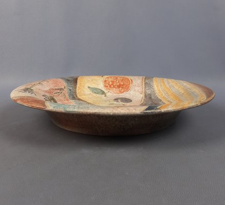 Italian Ceramic Plate by Italica Ars Lazzaro, 1950 for sale at Pamono
