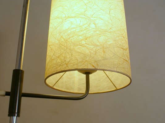 Vintage Floor Lamp With Fiberglass Shade