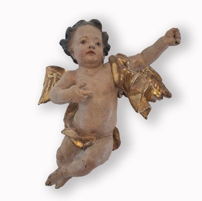 After Schwanthaler, Baroque Angel, 1800s, Wood for sale at Pamono