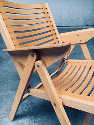 Set of Mid-Century Modern Design Rex Folding Chairs by Niko Set of Mid-Century Modern Design Rex Folding Chairs by Niko