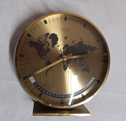 Orologio da tavolo vintage di Heinrich Möller per Kienzle, Germania, anni  '70