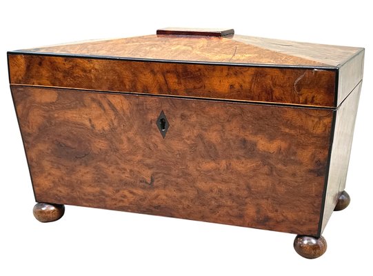19th Century Yew Wood & Mahogany Linen Press 19th Century Yew Wood & Mahogany Linen Press