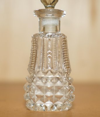Antique Cut Glass Crystal Collectable Dressing Table Perfume Bottle, 1920  for sale at Pamono