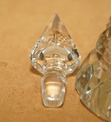 Fiaschetta in acciaio inox con coperchio in cristallo alternativo