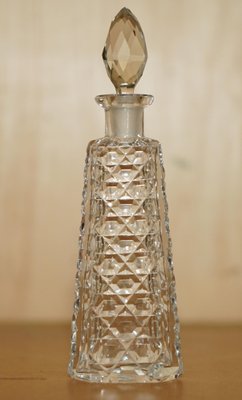 Antique Cut Glass Crystal Collectable Dressing Table Perfume