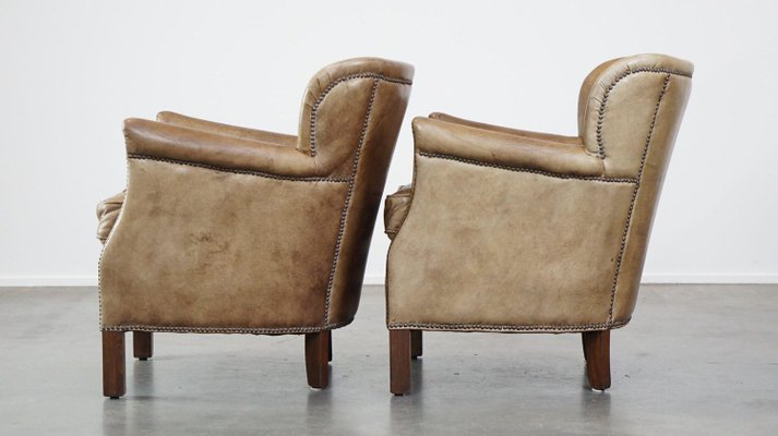 Armchairs with Reversible Kilim Seat Cushions Set of 2 for sale at Pamono